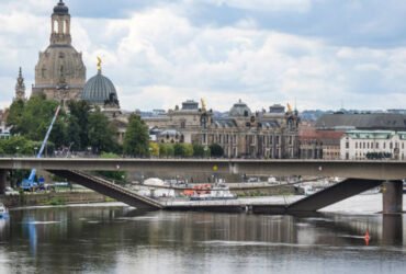 Entdeckung einer WWII-Bombe in der Nähe der Carola-Brücke in Dresden