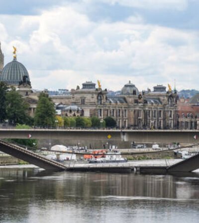 Entdeckung einer WWII-Bombe in der Nähe der Carola-Brücke in Dresden