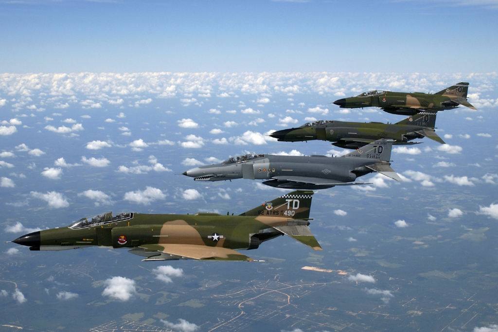 Formation militärischer Kampfjets