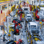 Automatisierte Automobilproduktionslinie