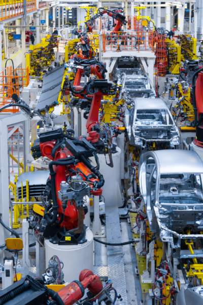 Automatisierte Automobilproduktionslinie