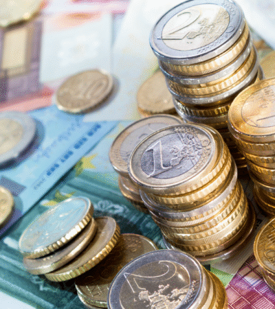 Euro-Münzen und Banknoten