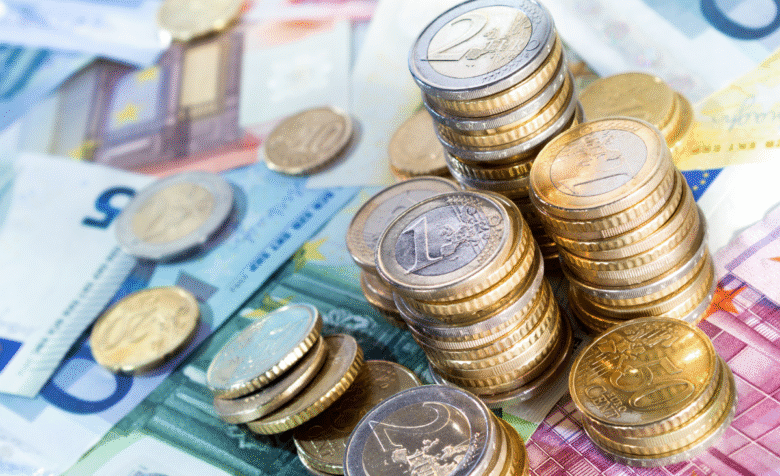 Euro-Münzen und Banknoten