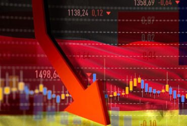 Diagramm zum Niedergang der deutschen Wirtschaft