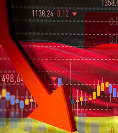 Diagramm zum Niedergang der deutschen Wirtschaft