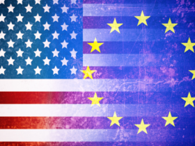 USA-EU-Flaggen