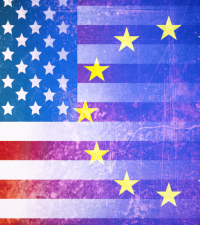 USA-EU-Flaggen