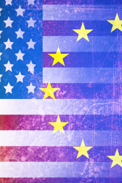 USA-EU-Flaggen