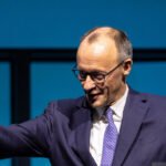 Deutscher Politiker feiert