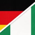 Deutschland-Nigeria-Flaggen