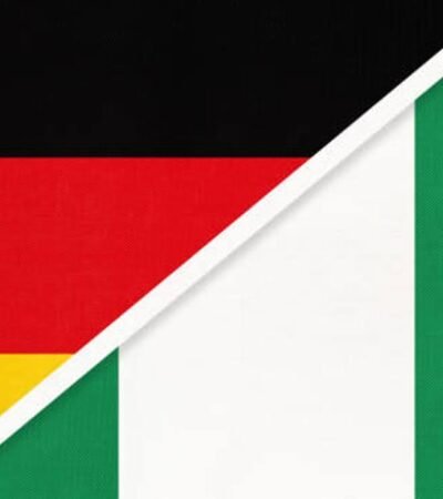 Deutschland-Nigeria-Flaggen