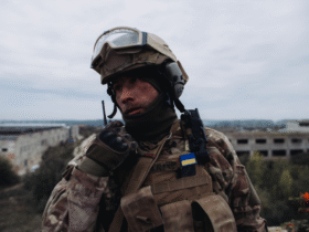 Ukrainischer Soldat im Donbass