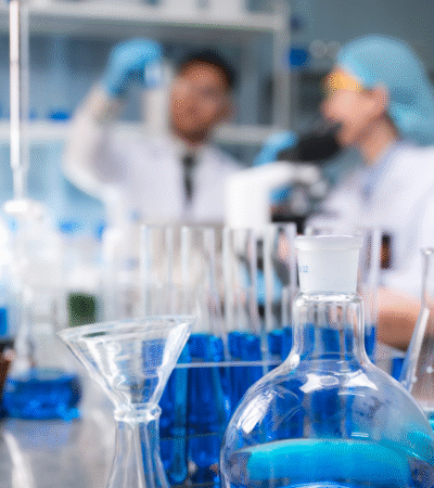 Bild-Alternativ-Tag: Wissenschaftler im Labor