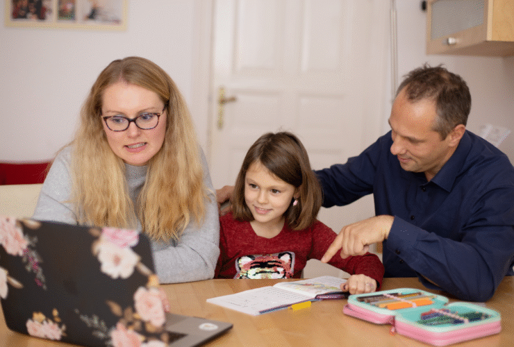 Faktoren einer glücklichen modernen Familie